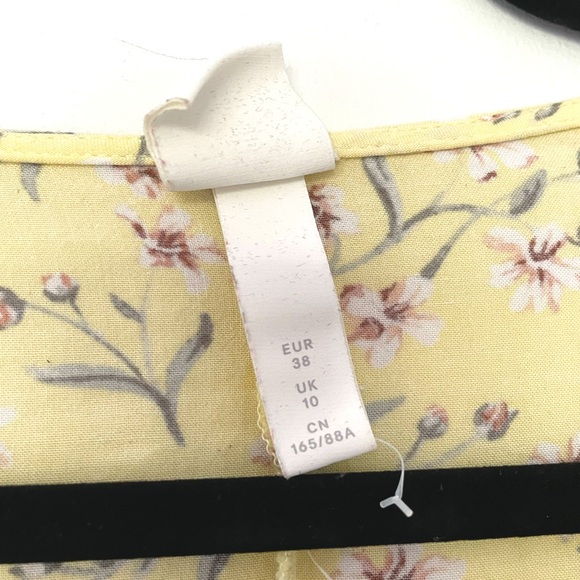 Yellow Vintage style floral dress - Picture 3 of 3